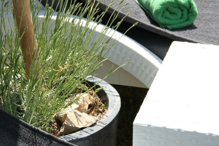 Chambre d'hôte La Belle Rivière à Salernes - Parc et piscine - transats