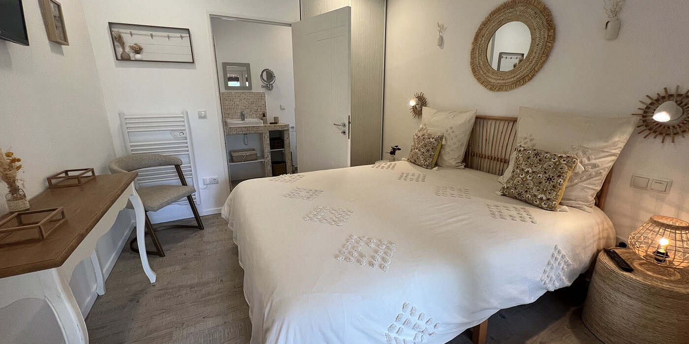 Chambre d'hôte La Belle Rivière à Salernes - Chambre Benjamin